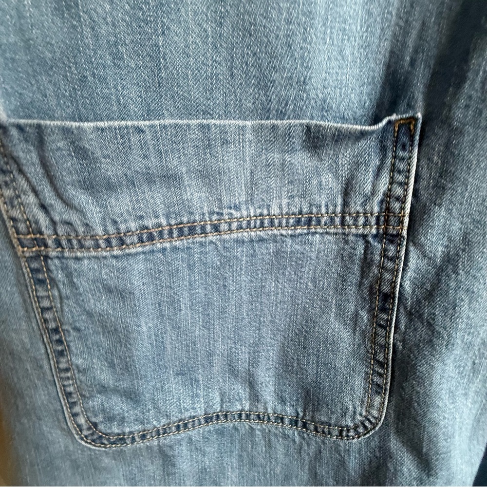 Boho Vintage inspired  Denim Tunic Dress – Old Navy Size Large - Picture 4 of 12